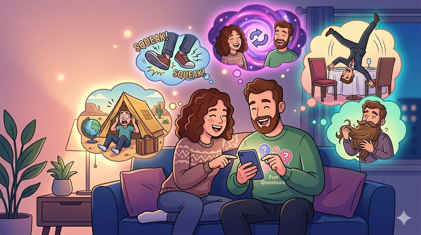 20 Crazy Would You Rather Questions for Couples