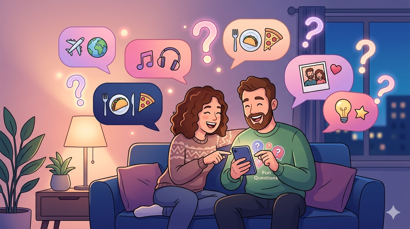 50 Fun Questions to Ask Your Partner
