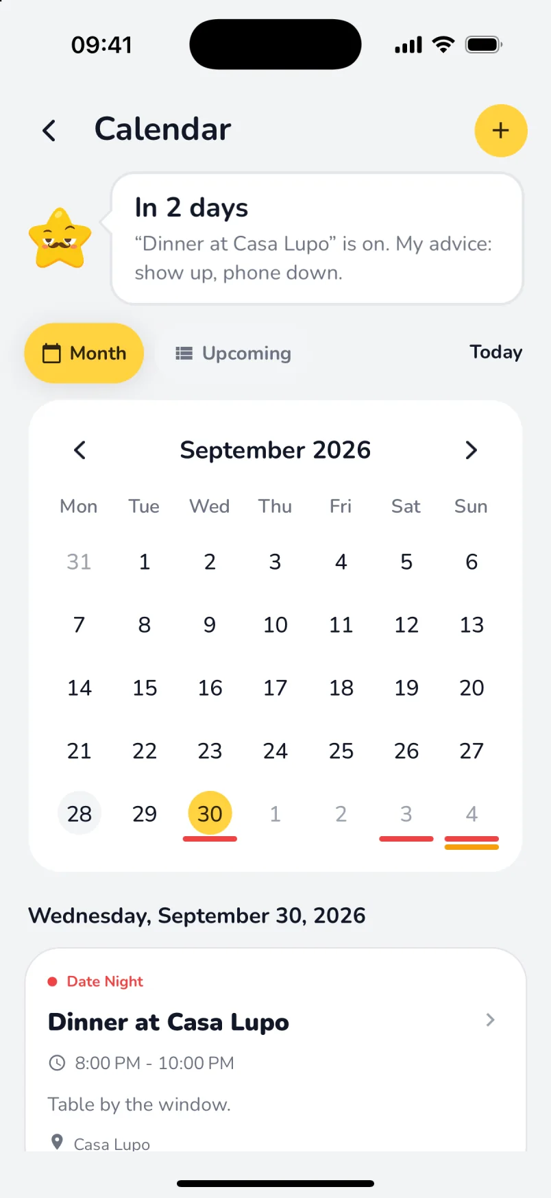 Plan dates. Actually go.